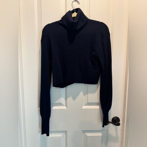Reformation Luisa sweater in size Xs Blue Navy